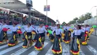 100 santandereanos representaron al departamento en el Carnaval de Barranquilla.