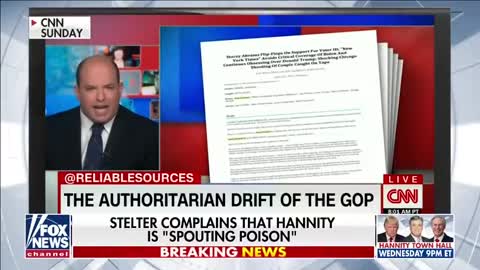Hannity- Brian Stelter had a 'meltdown' over my show