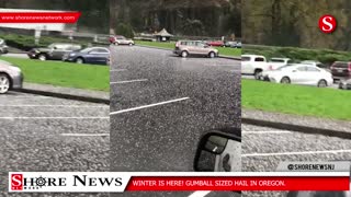 Gumball sized hail this week in Oregon