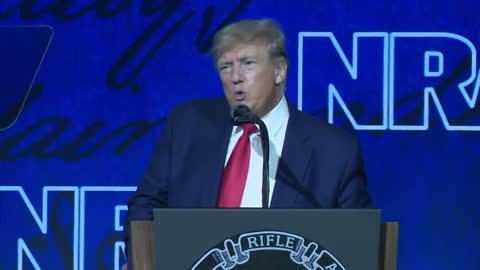 Former President Donald Trump speaks at NRA #donal trump