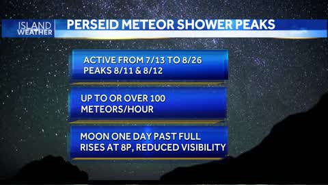 Perseid Meteor Shower peaks this week
