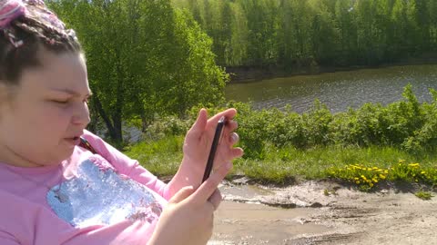 Big river in the Urals