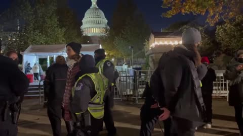 Pro-Hamas Protesters Tried To Shut Down The Capitol Christmas Tree Lighting