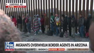 Migrants Overwhelm Arizona's Border In ALARMING Moment