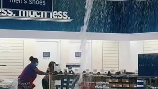 Busted Pipe Leaves Store Soaked
