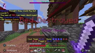 Minecraft Bedwars Chaos Mode Full Match #2