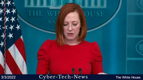 Jen Psaki the Press Secretary @ the White House, 3/3/2022