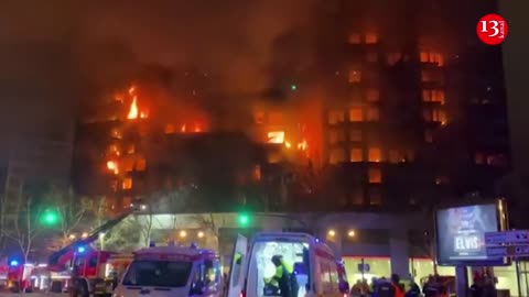 Valencia apartment block fire kills at least four people in Spain