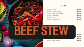 Beef Stew in crock pot