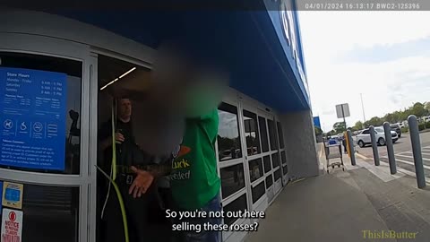 Summerville Police release arrest footage of 13-year-old outside of Walmart who was selling roses