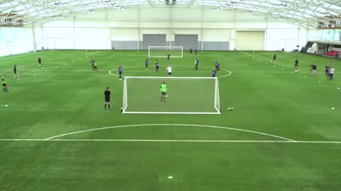 Pressing Masterclass With David Moyes - Small Sided Game