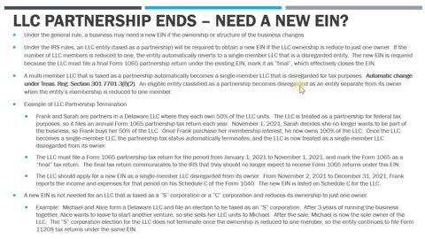 Does My LLC Partnership Need a New EIN?