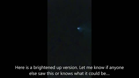 Starlink Falcon9 seen over South Coast Massachusetts!