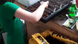 Spring Gardening with Lilly my helper