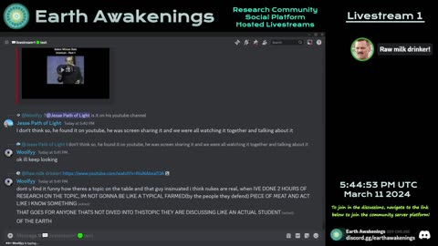 Earth Awakenings - Livestream 1 - #1473