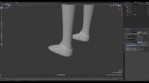 Let's model and render a 3D girl character with Blender! Step eight.