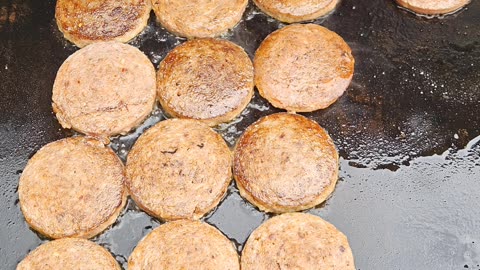 How I cook sausage on the griddle.