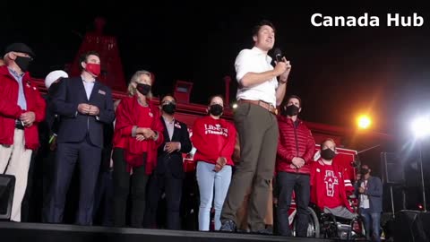 Canadian PM Justin Trudeau's MASSIVE Rally in Vancouver, British Columbia.