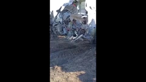 Downed attack aircraft of the Ukrainian Air Force in the