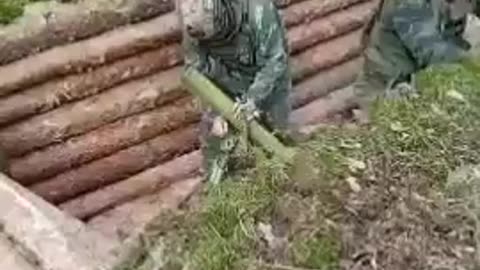 Russian mortar crew engineered a hideout