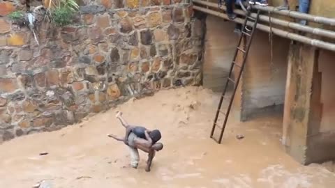 Watch this: Humanity still exist as a small boy is saved!!!!!