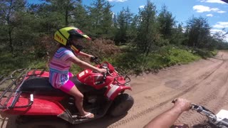 Just a casual ride with Daughter