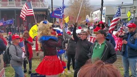 Lady Maga at the Stop the Steal Rally in Carson City 11/7/20 Part 2