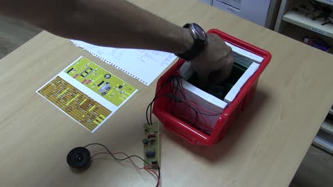 Geiger counter with 50 tubes