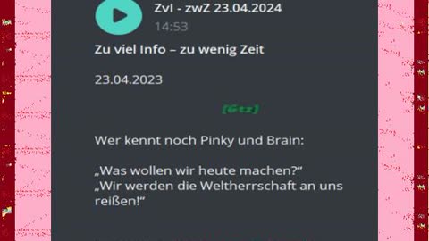 Zu viel Info – zu wenig Zeit 23.o4.2023