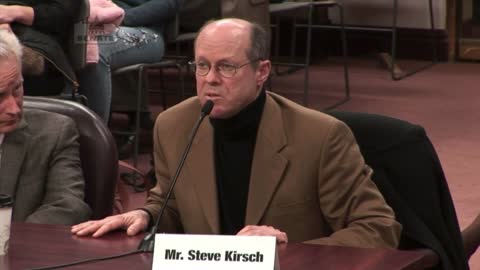 Steve Kirsch at a Pennsylvania Senate hearing 3/4/22