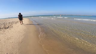 Tel Aviv beach November 2021 walk