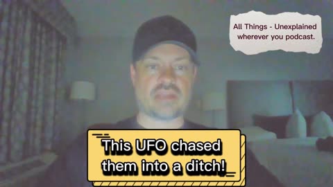 Thomas Winterton: Locals chased into ditch by UFO