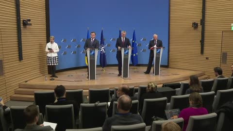 joint news conference with Ukraine's foreign minister