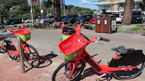 Lime Scooters in the Gold Coast Australia