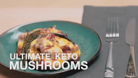 Keto Cheese and Bacon Stuffed Mushrooms