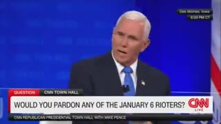 Turncoat Mike Pence Says He Will Not Pardon Jan. 6 Political Prisoners