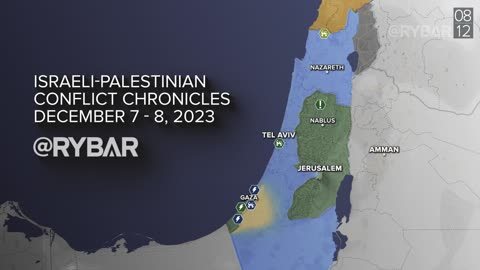 ❗️🇮🇱🇵🇸🎞 Highlights of the Israeli-Palestinian Conflict on December 7-8, 2023