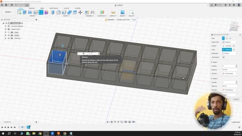 Ice Cube Tray Pattern _ Fusion 360 Course for Beginners _ Class 03