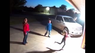 Little girl gets more than she bargained for