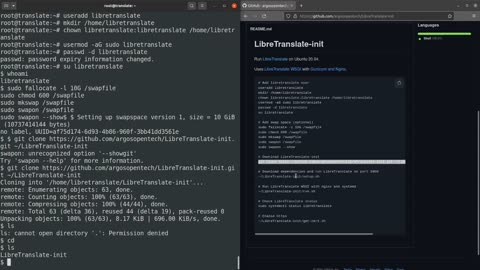 Installing LibreTranslate on Ubuntu with LibreTranslate-init