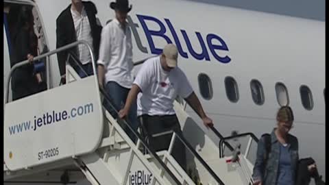 JetBlue flight evacuated after fire onboard aircraft