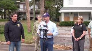 Governor DeSantis Delivers an Update on Hurricane Ian in St. Augustine