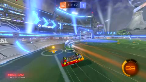 Nice boost to back flip goal