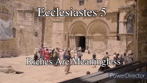 The Holy Bible - Ecclesiastes 5 Audio NIV