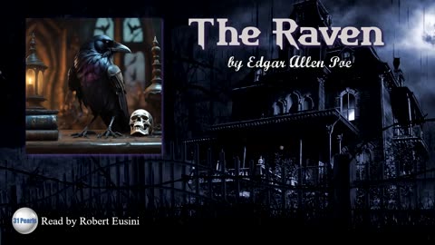 The Raven by Edgar Allen Poe - HQ Audiobook