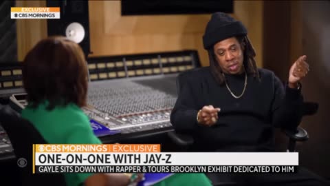Jay-Z with Gayle King CBS News "The Book Of HOV" Interview Part 1 Brooklyn Library
