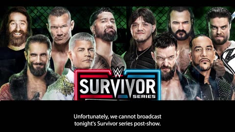 Wrestling Uncensored's Survivor Series Post Show for November 25th Cancelled