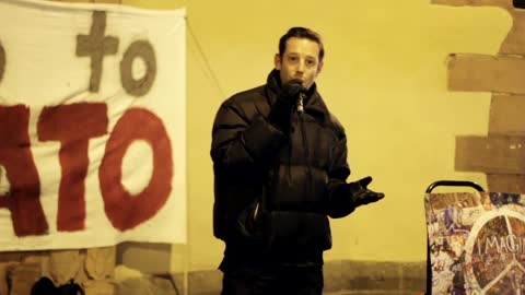 Mahnwache für den Frieden in Frankfurt 01.12.2014 | 'Teambuilding für die Mahnwache Frankfurt' (Franky,Jakob,Lasse,André)