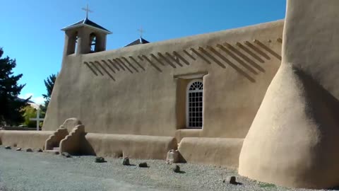Taos Pueblo _ Adobe Churches on the High Road to Taos_ New Mexico [Amazing Places](720P_HD)