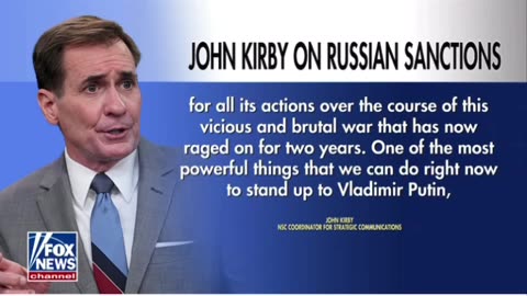 John Kirby on new RUSSIAN SANCTIONS